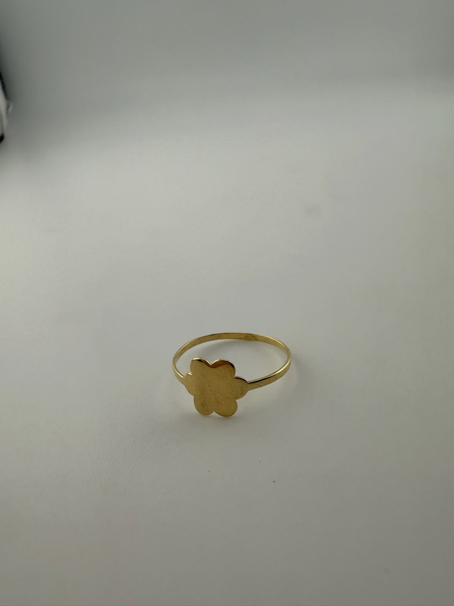 Dainty ring solid 18k gold