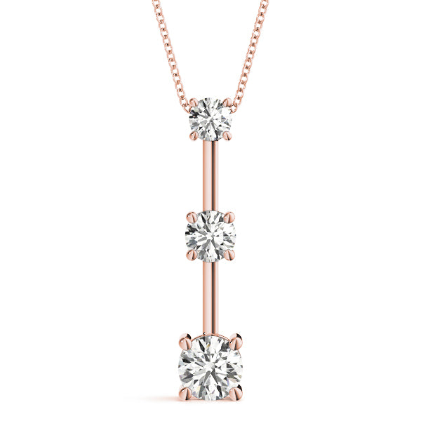 Ascending Diamonds Pendant 1/2 ct