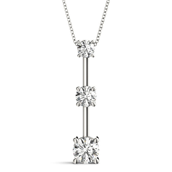Ascending Diamonds Pendant 1/2 ct
