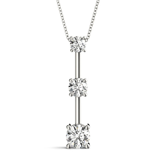 Ascending Diamonds Pendant 1/2 ct