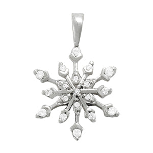 Diamond Snowflake Pendant