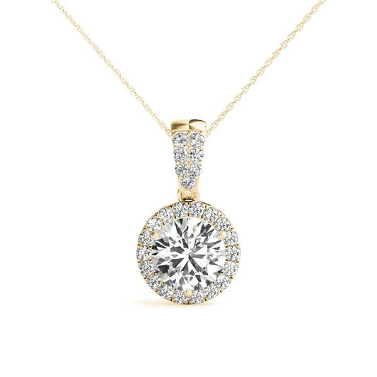 Halo of Brilliance Diamond Pendant 1 ct