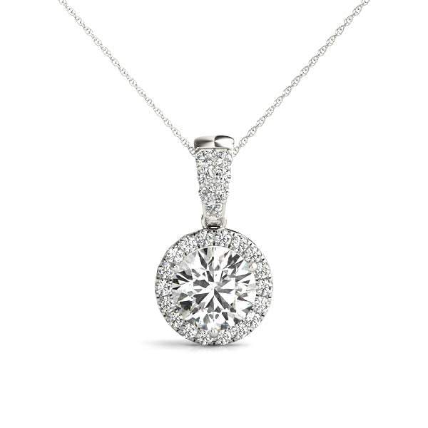 Halo of Brilliance Diamond Pendant 1 ct