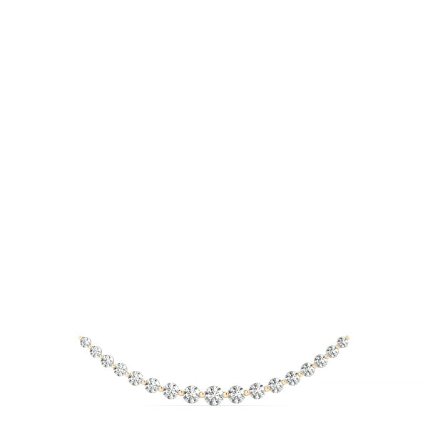 Radiant Arc Diamond Pendant