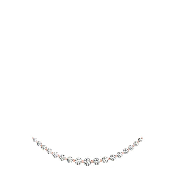 Radiant Arc Diamond Pendant