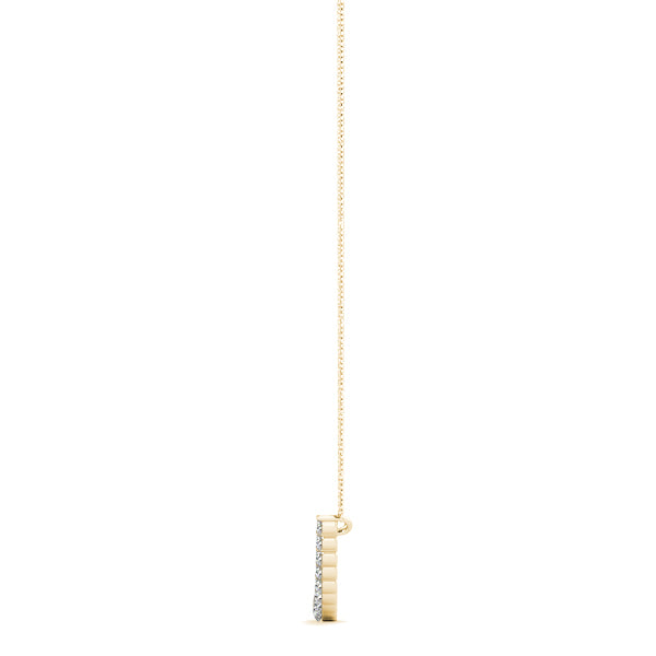 Radiant Arc Diamond Pendant