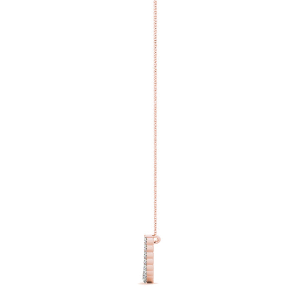 Radiant Arc Diamond Pendant