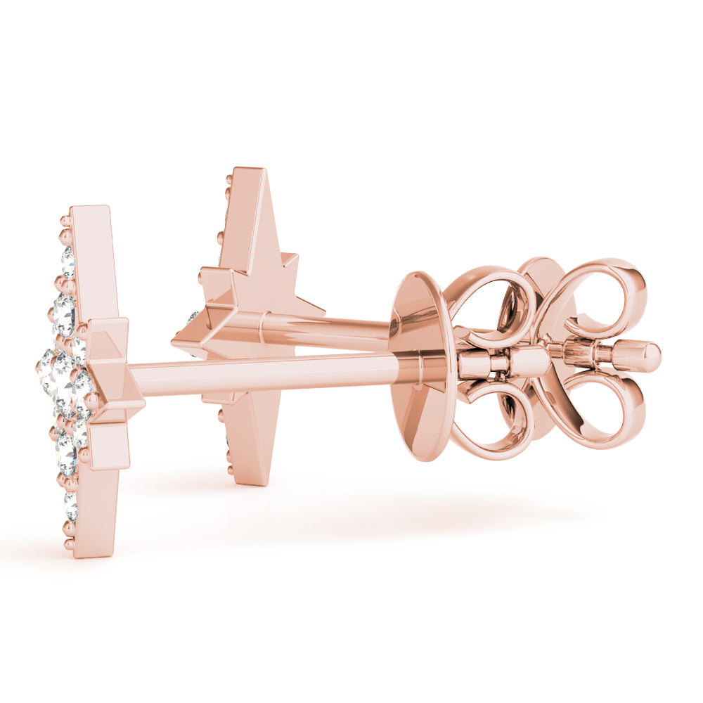 Celestial Starburst Diamond Studs