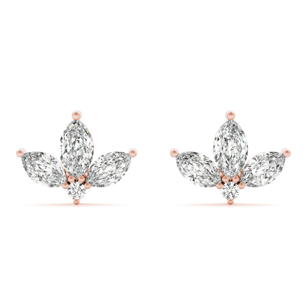 Radiant Bloom Stud Earrings