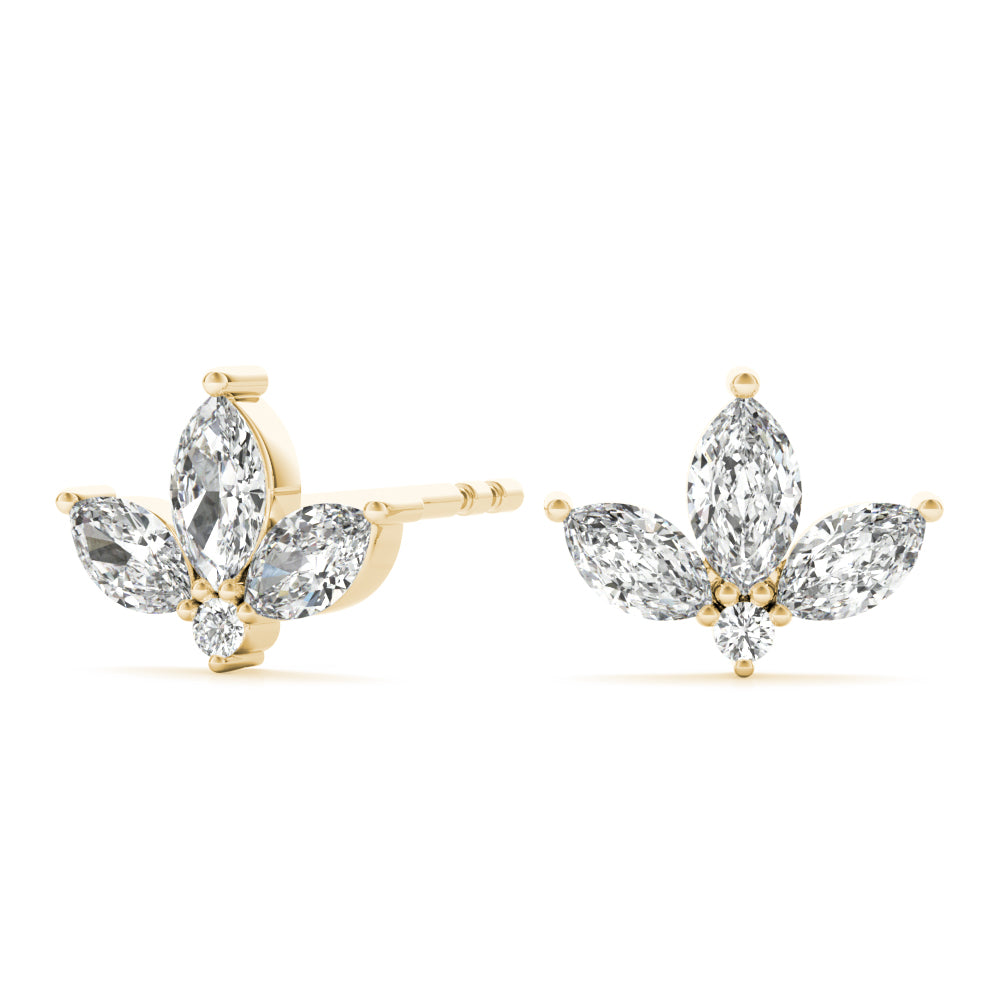 Radiant Bloom Stud Earrings