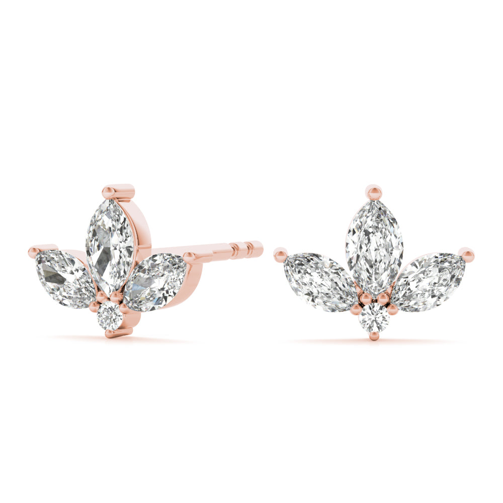 Radiant Bloom Stud Earrings