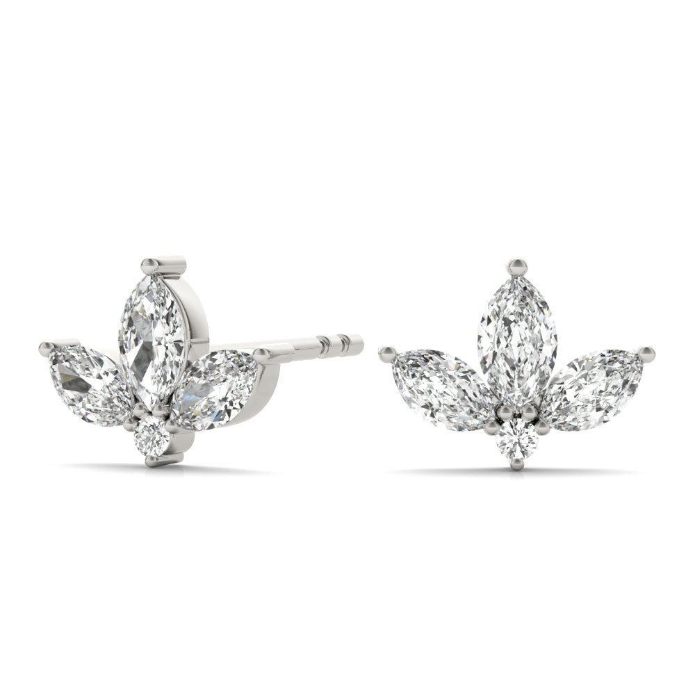 Radiant Bloom Stud Earrings