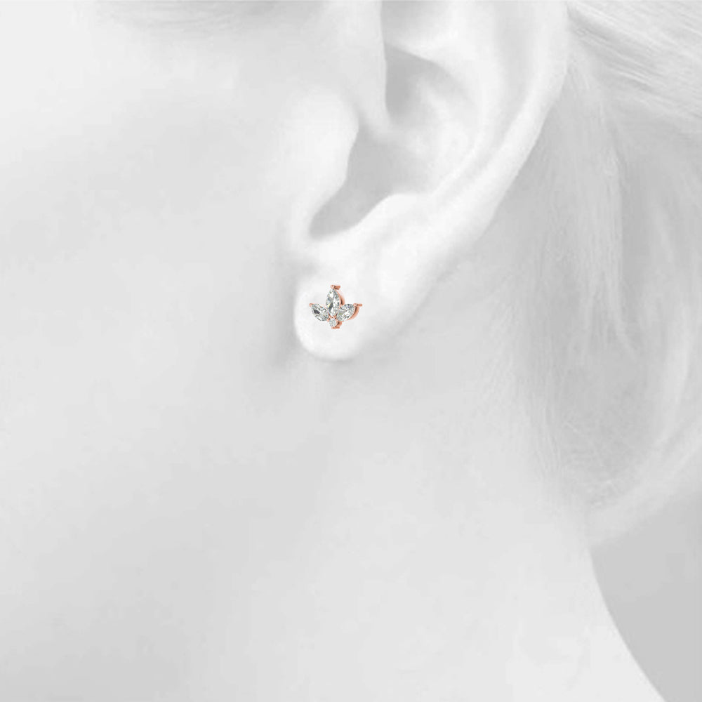 Radiant Bloom Stud Earrings