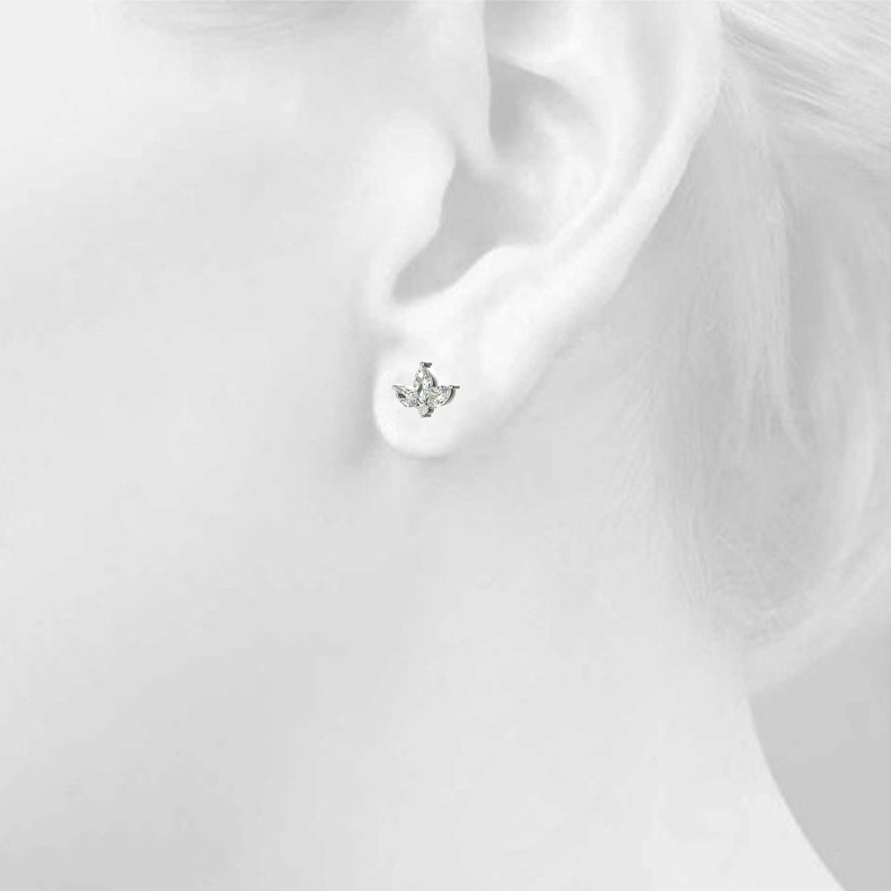 Radiant Bloom Stud Earrings