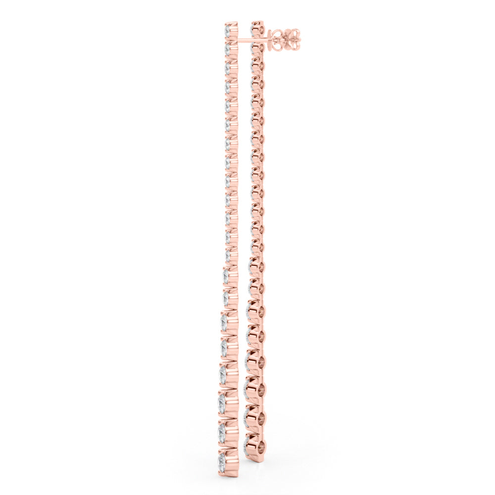 Diamond Chandelier Drop Earrings