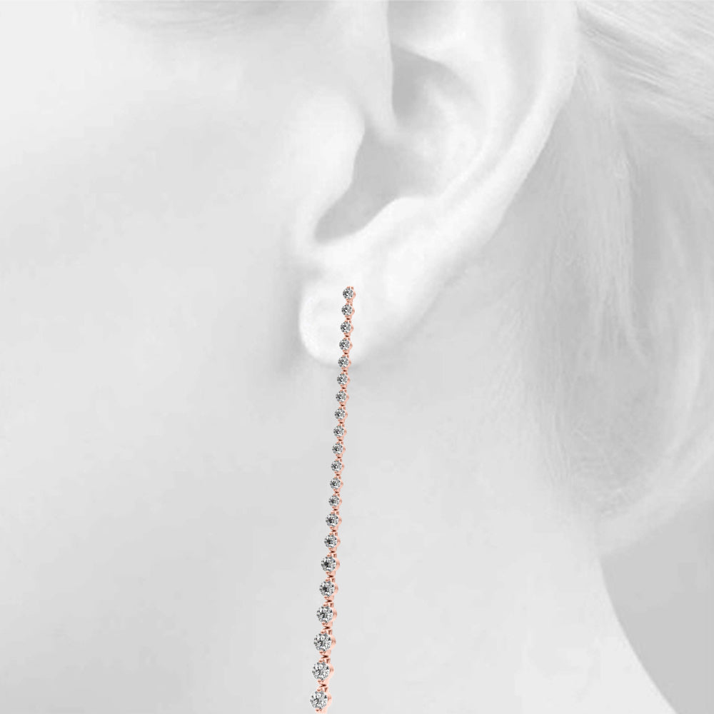 Diamond Chandelier Drop Earrings