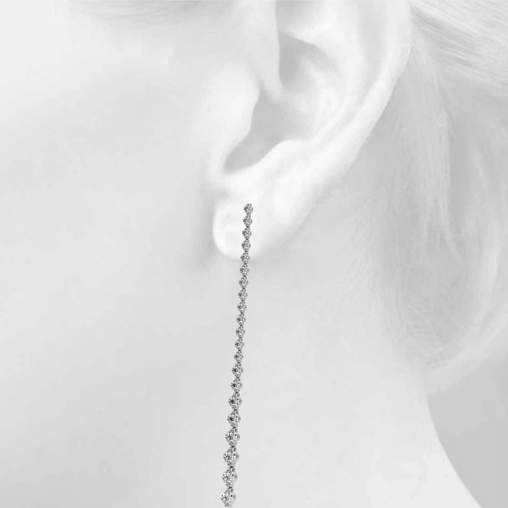 Diamond Chandelier Drop Earrings