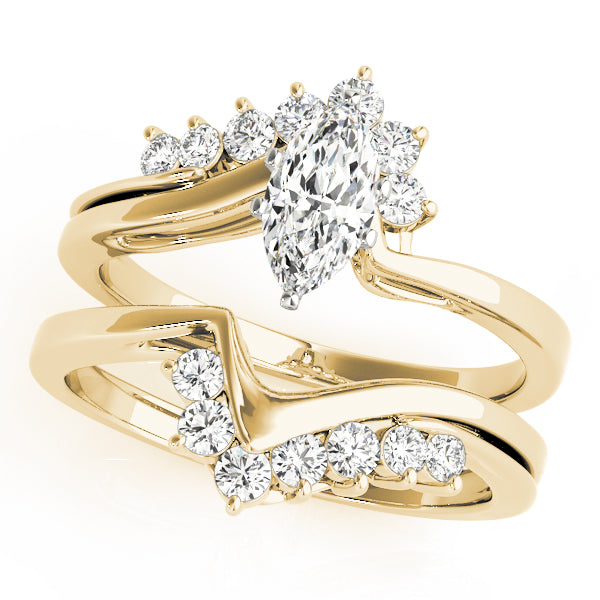 Marquise Crest Ring