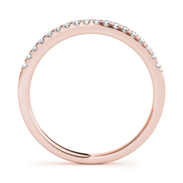 Half Eternity Wedding Band Lab Diamond 1/5 ct