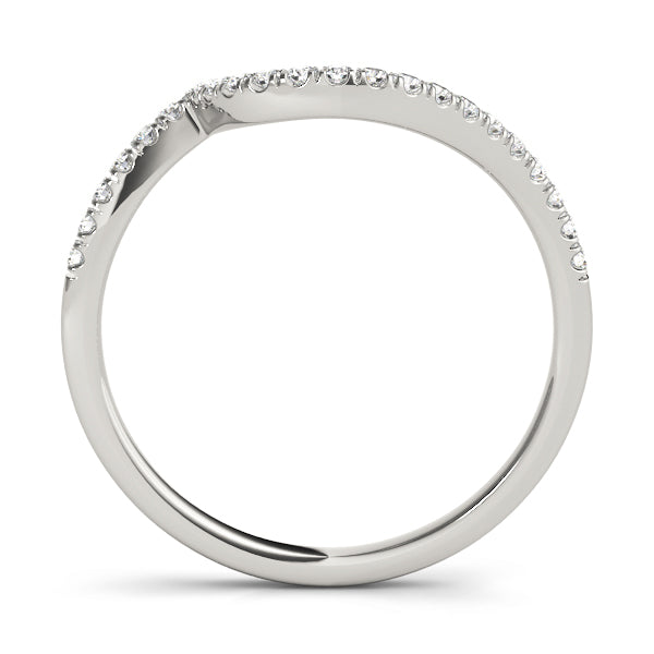 Classic Curved Diamond Band 1ct