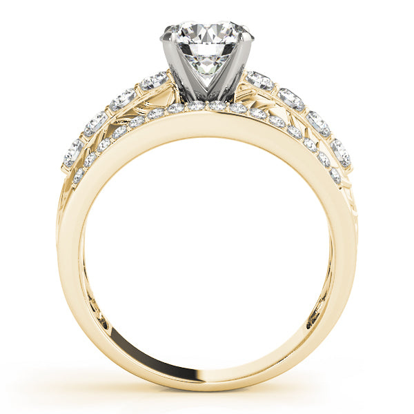 Triple Row Diamond Bridal Set