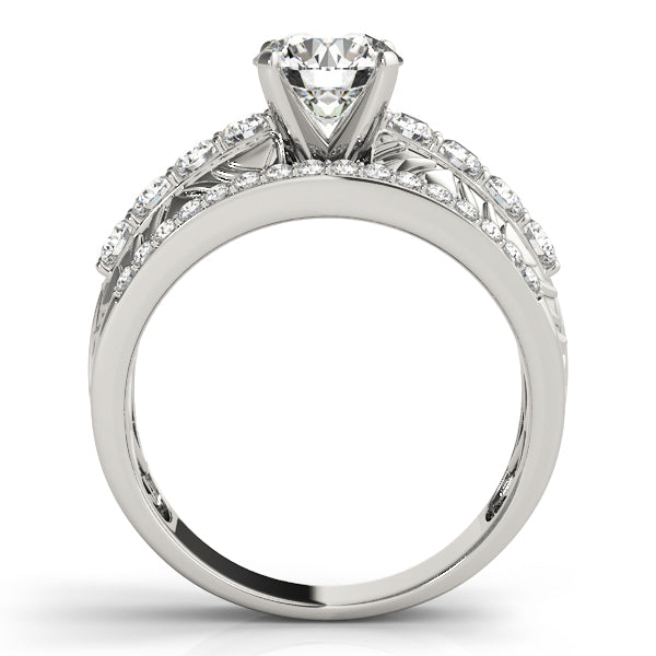 Triple Row Diamond Bridal Set