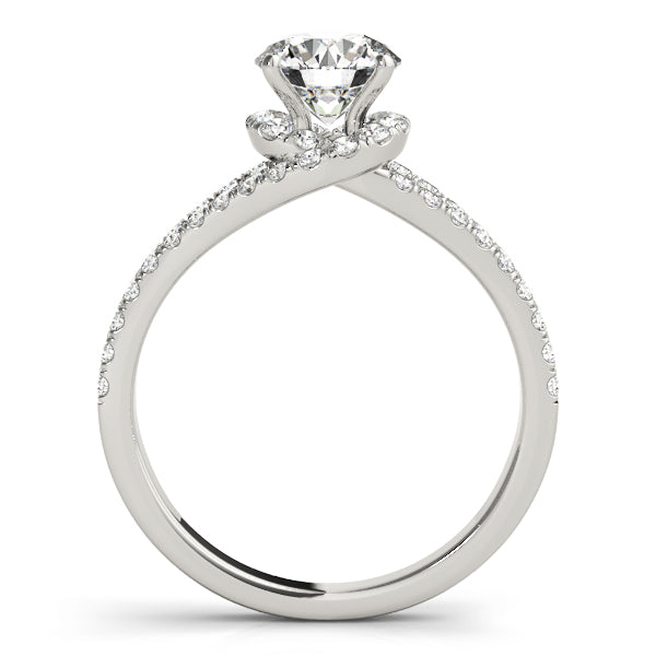 Split Shank Halo Ring 1 ct