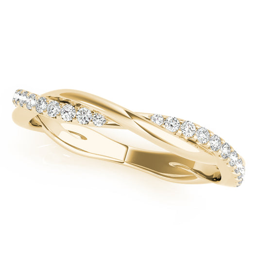 Twisted Design Wedding Band