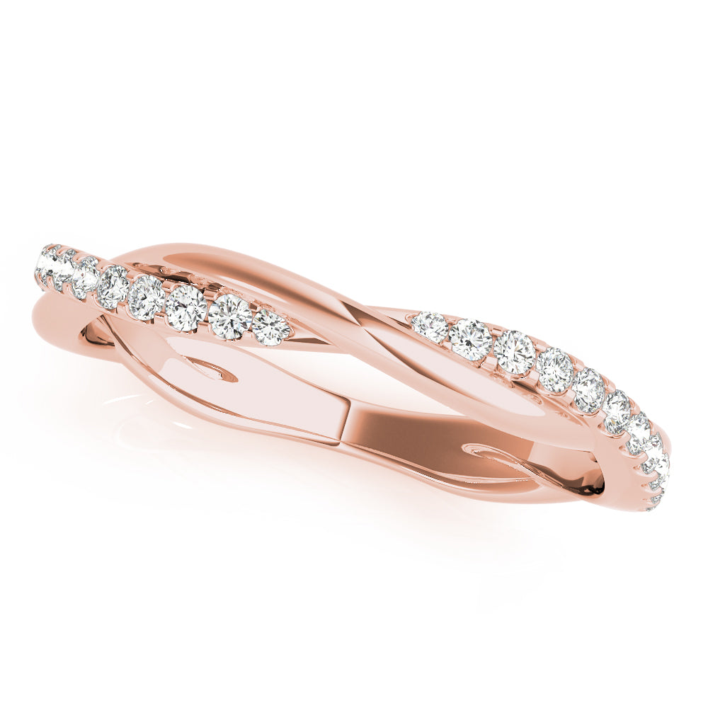 Twisted Design Wedding Band