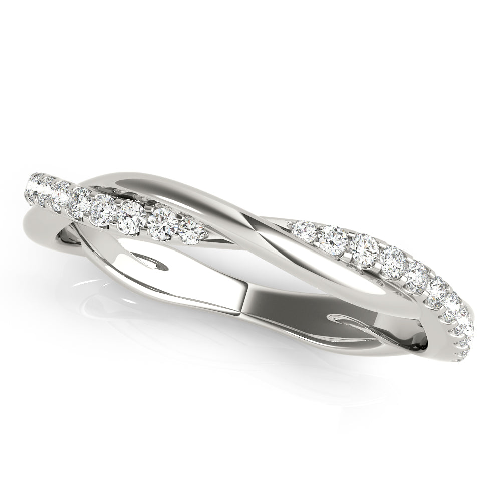 Twisted Design Wedding Band