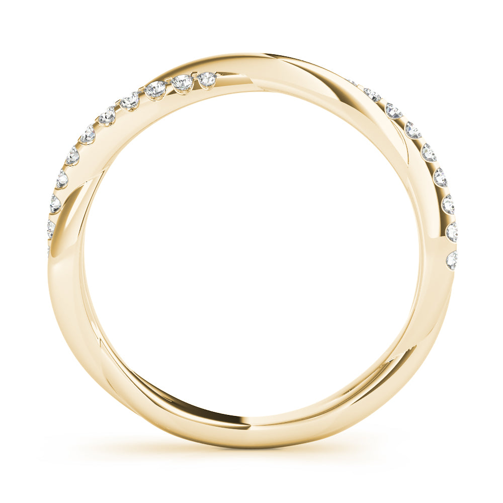Twisted Design Wedding Band