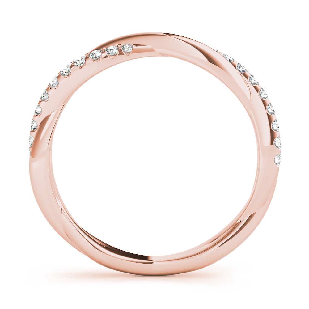 Twisted Design Wedding Band