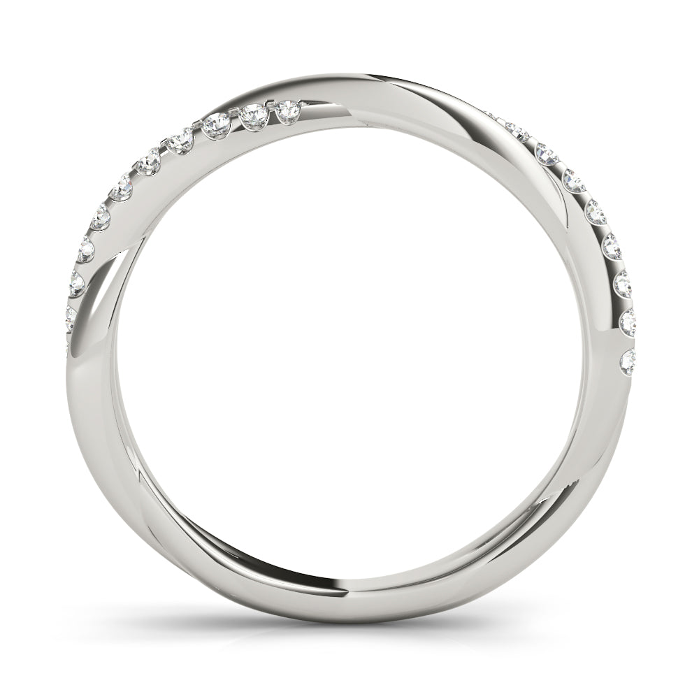 Twisted Design Wedding Band