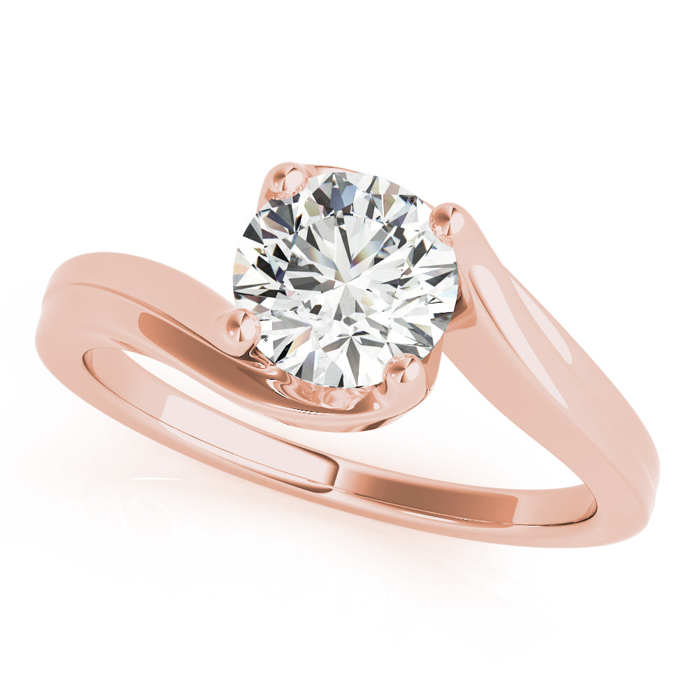 Modern Bypass Solitaire Ring 1 ct