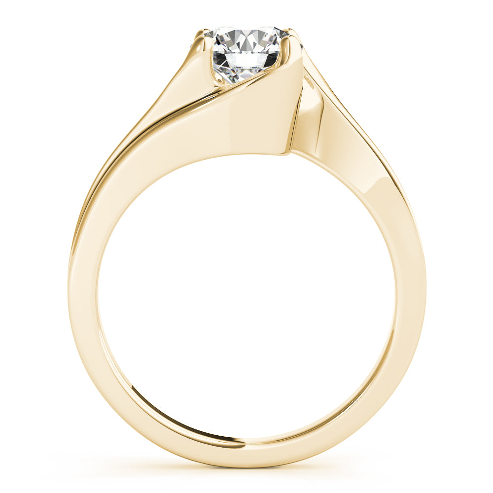 Modern Bypass Solitaire Ring 1 ct