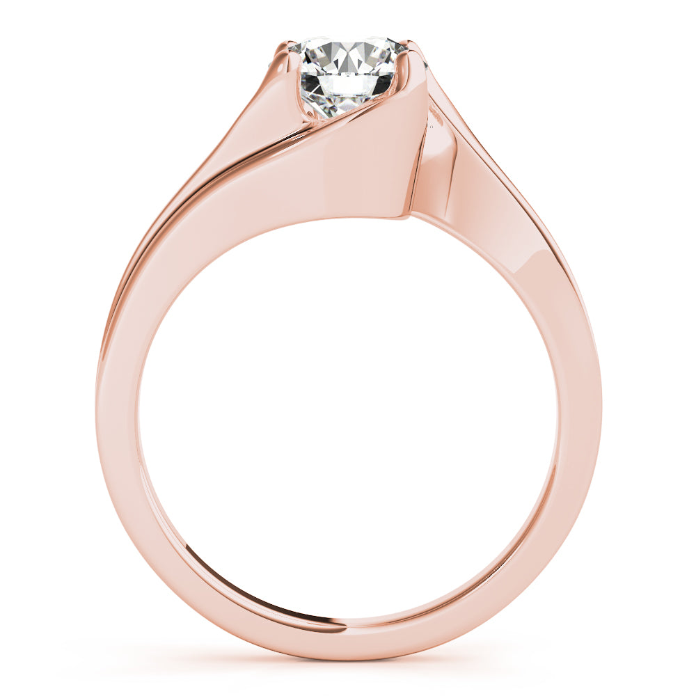 Modern Bypass Solitaire Ring 1 ct