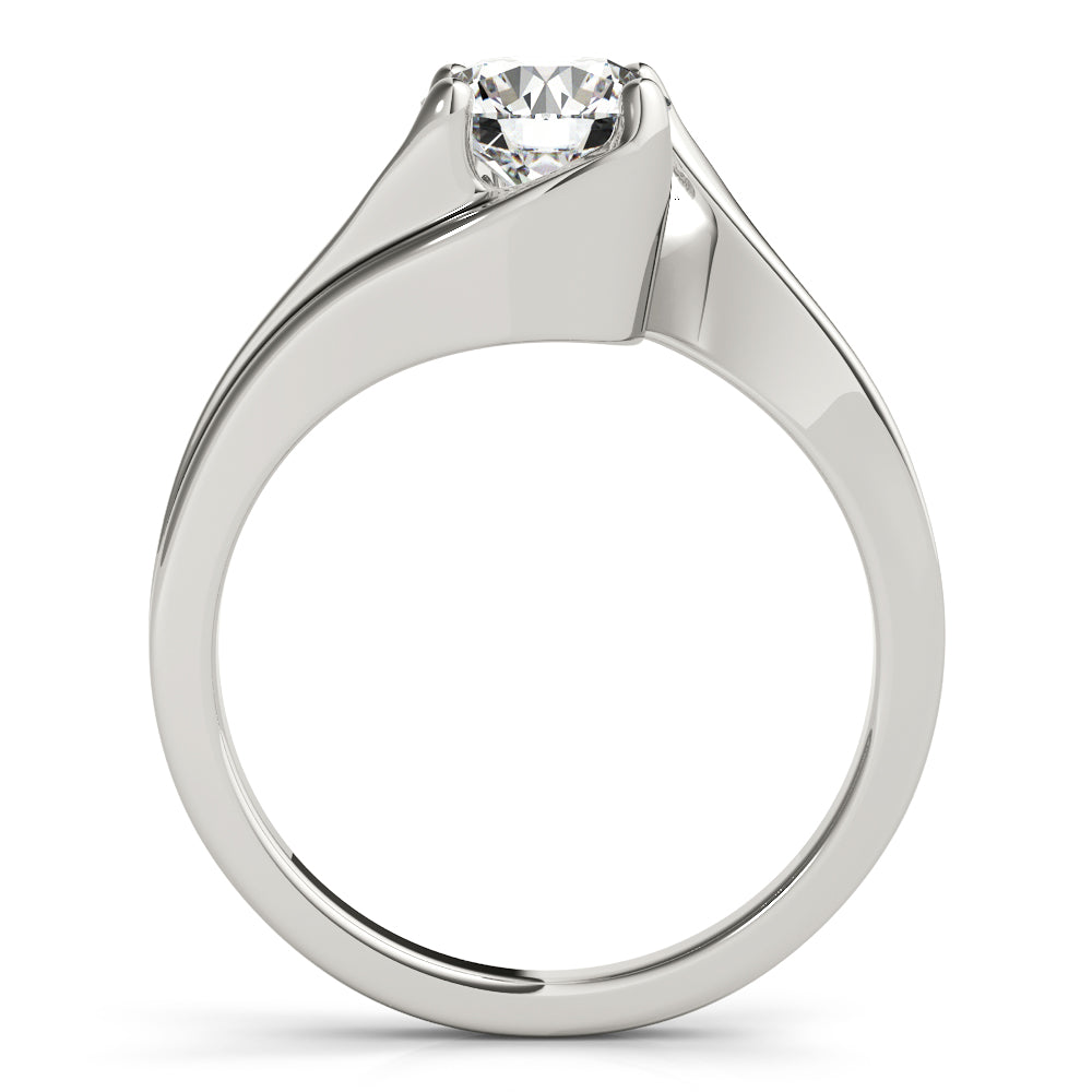 Modern Bypass Solitaire Ring 1 ct