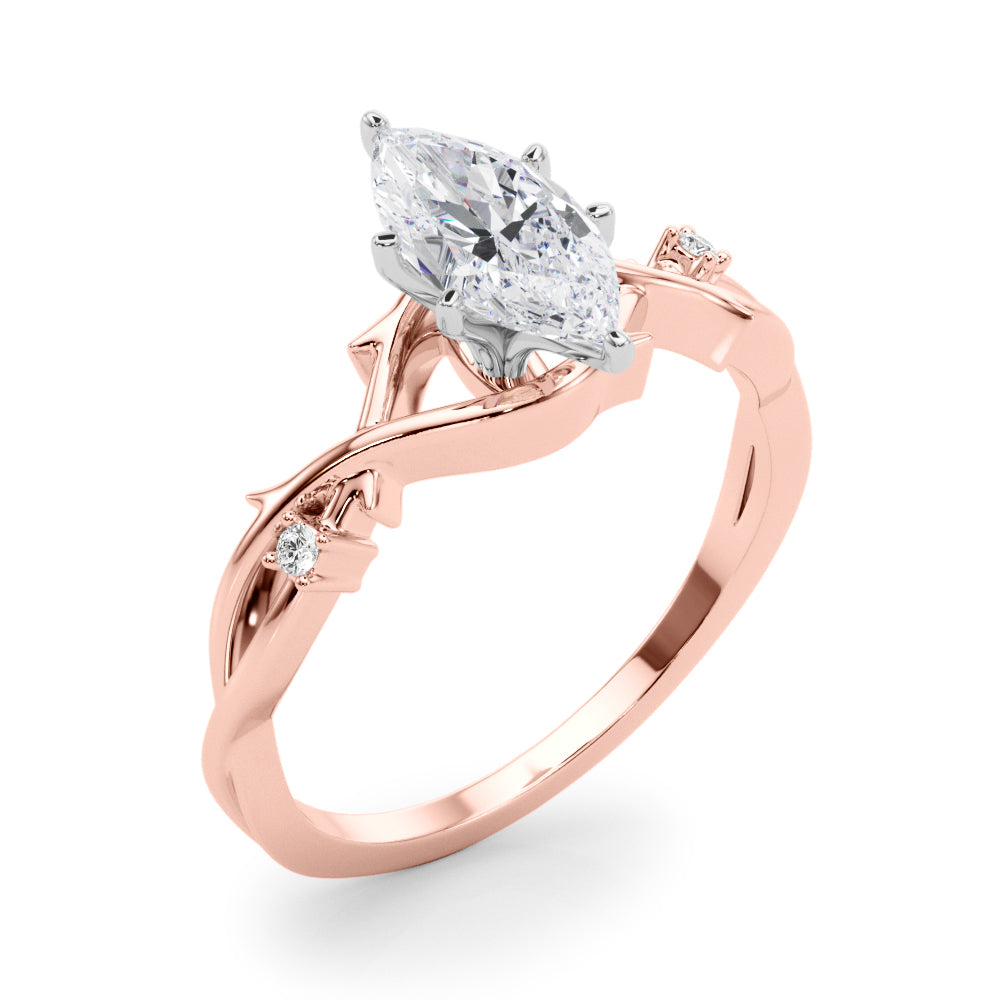 Nature-Inspired Twisting Vine Ring