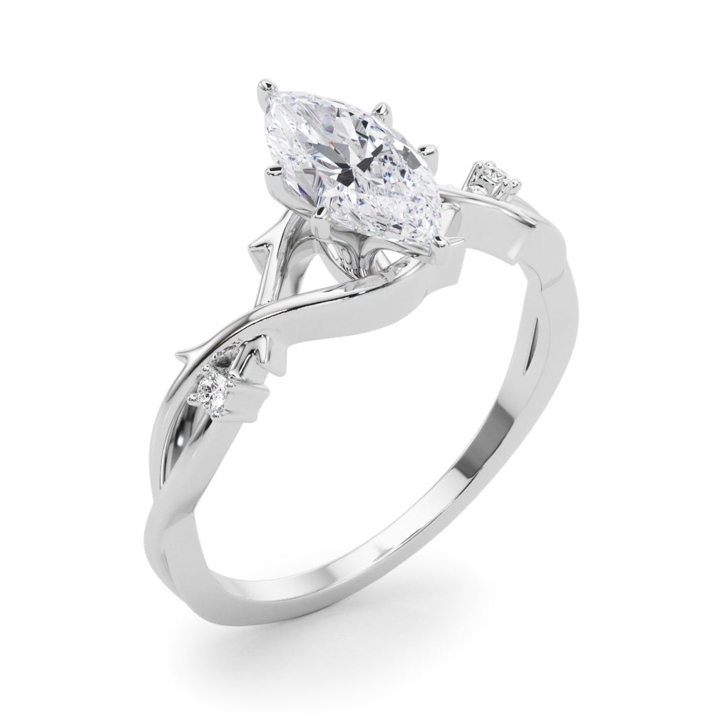 Nature-Inspired Twisting Vine Ring