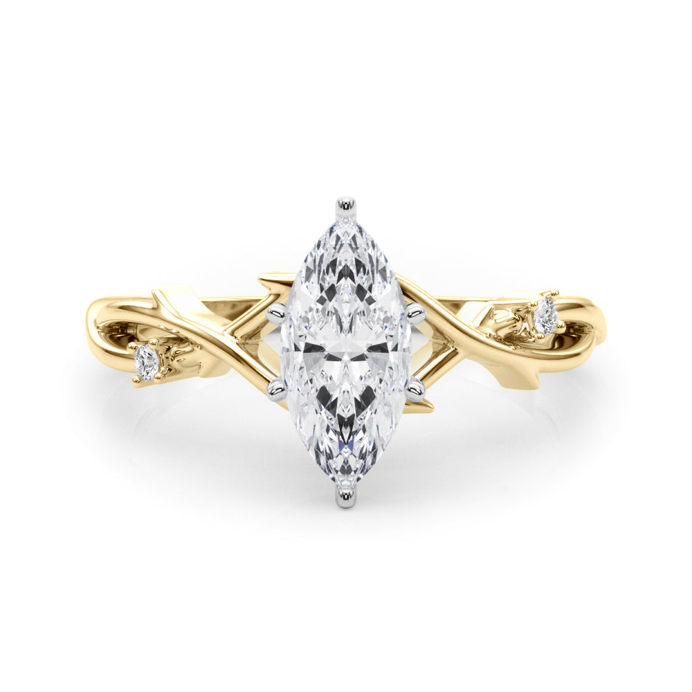 Nature-Inspired Twisting Vine Ring