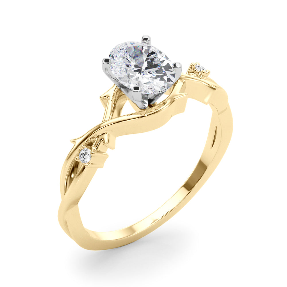 Nature-Inspired Twisting Vine Ring