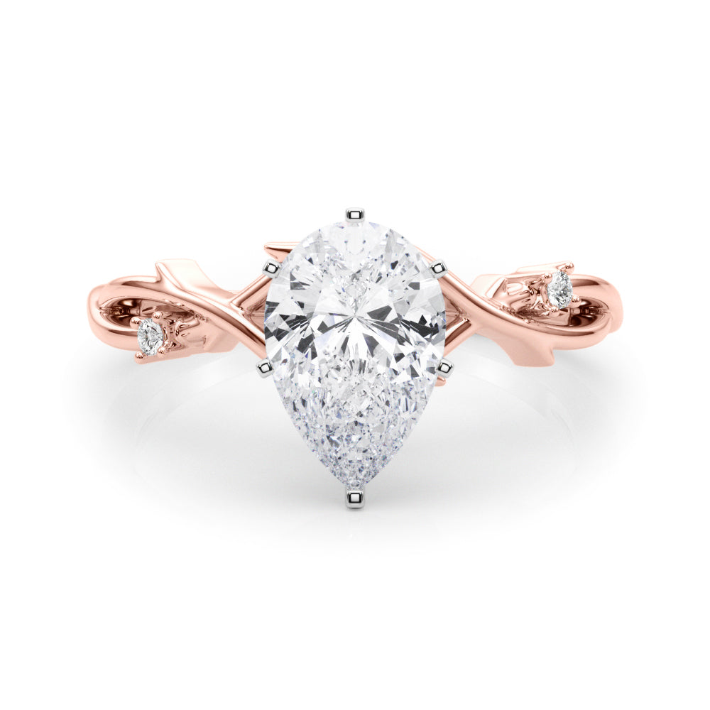 Nature-Inspired Twisting Vine Ring