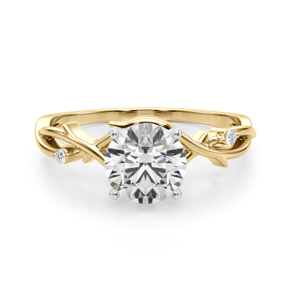 Nature-Inspired Twisting Vine Ring