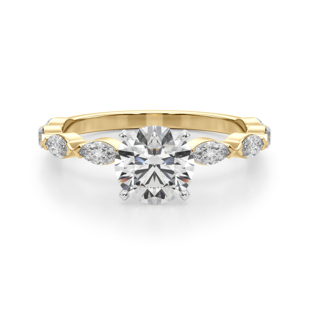 Marquise Blossom Ring