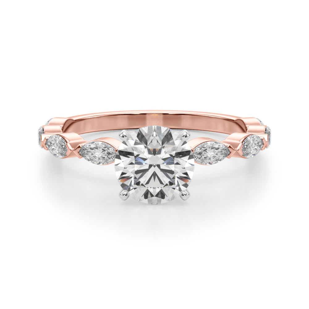 Marquise Blossom Ring
