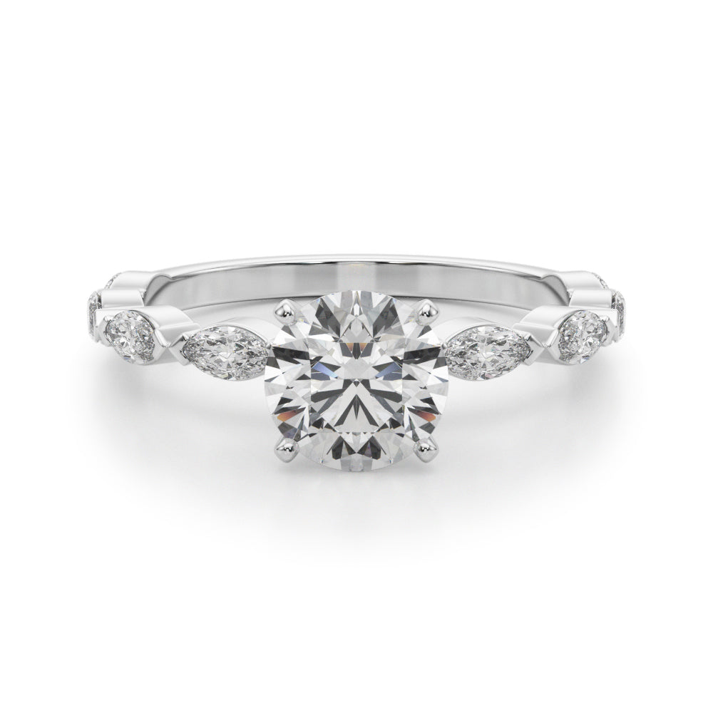 Marquise Blossom Ring