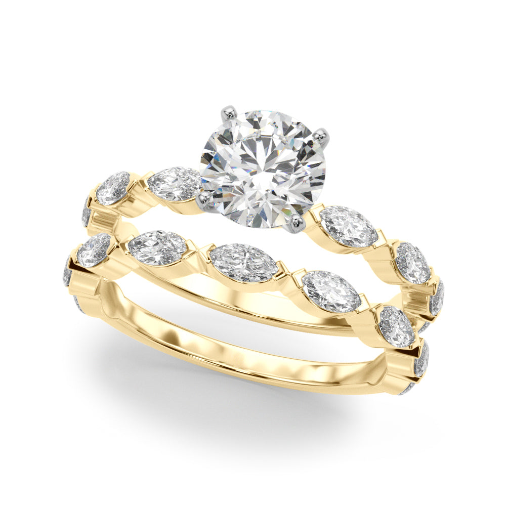 Marquise Blossom Ring