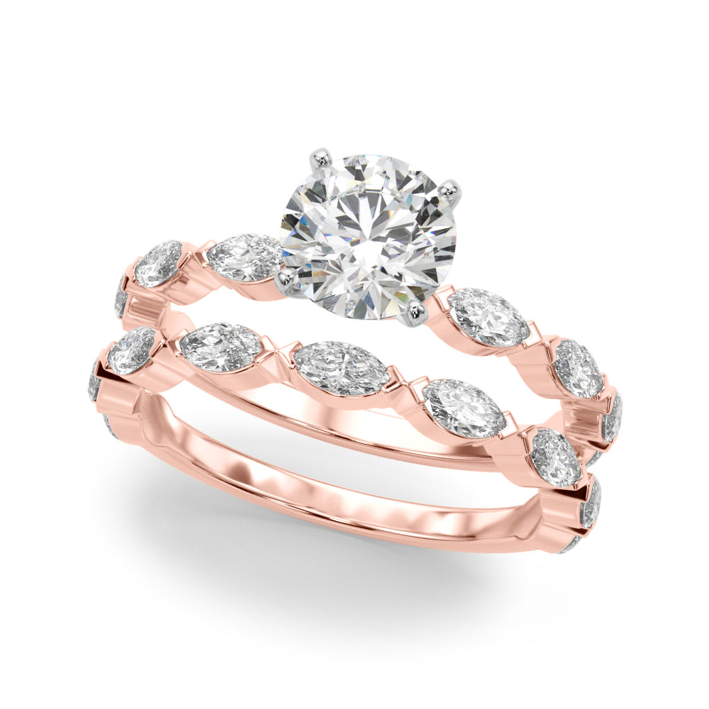 Marquise Blossom Ring