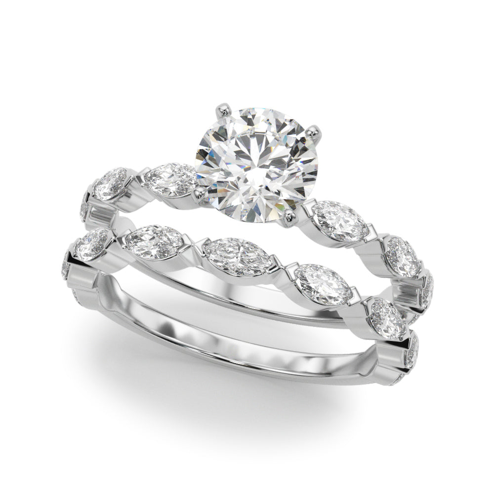 Marquise Blossom Ring