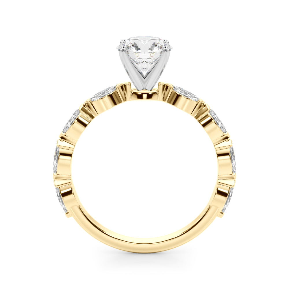 Marquise Blossom Ring
